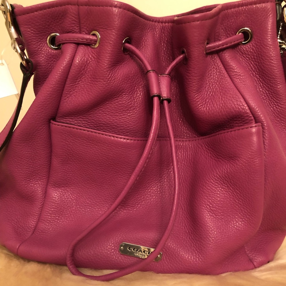 Coach leather purse